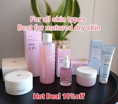 HOT DEAL FOR ALL SKIN TYPES BEST FOR MATURED DRY SKIN SET OF 5 PRODUCTS