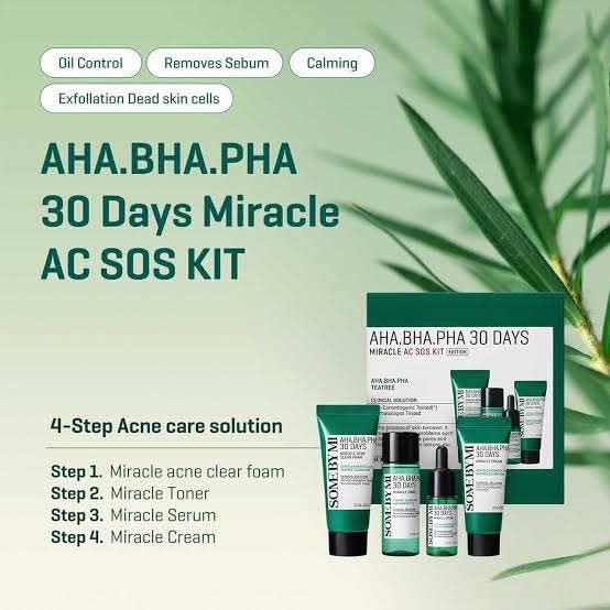 SOME BY MI 30 DAYS BLEMISH SET FACIAL TRAVEL KIT EXP OCT 21.2027