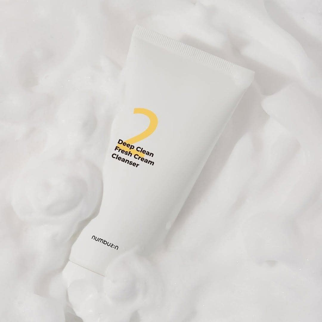 NUMBUZIN NO.2 DEEP CLEAN FRESH CREAM CLEANSER 120ML EXP AUG 23.2027