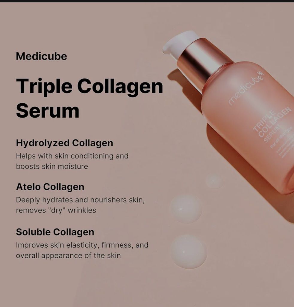 MEDICUBE TRIPLE COLLAGEN SERUM 30ML  EXP SEPT 21,2027