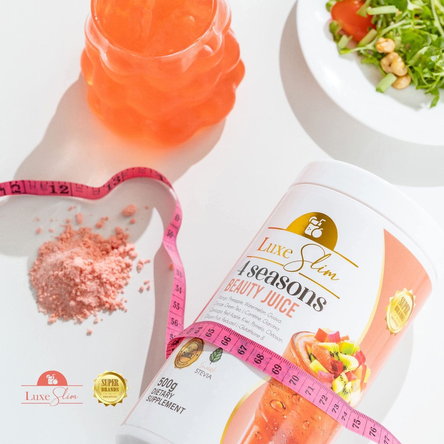 LUXE SLIM 4 SEASONS JUICE 500G EXP SEPT 21.2026