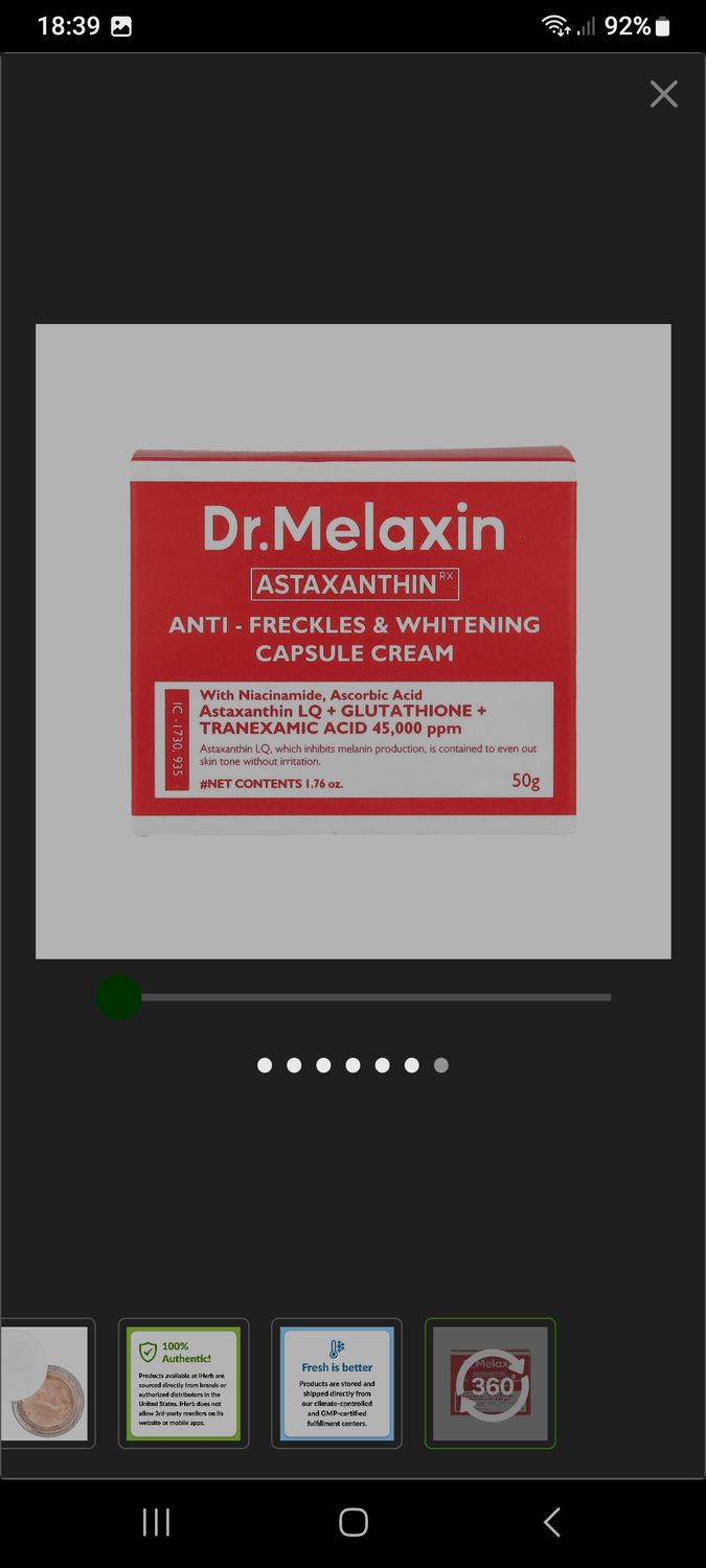 DR. MELAXIN ASTAXANTHIN CREAM 50G EXP MAY 27,2028