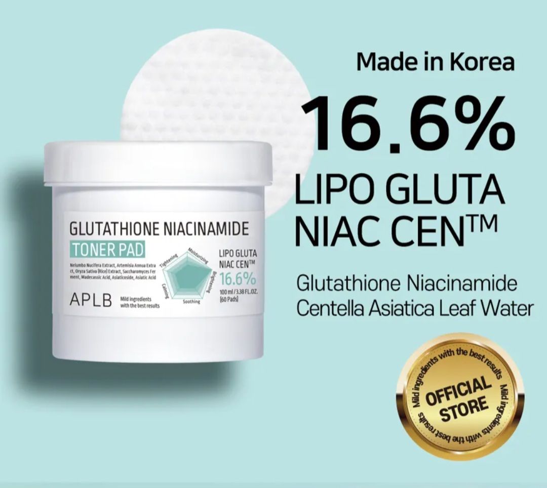 ALPB GLUTATHIONE +CENTELLA TONER PAD 70PCS EXP MARCH 27.2027
