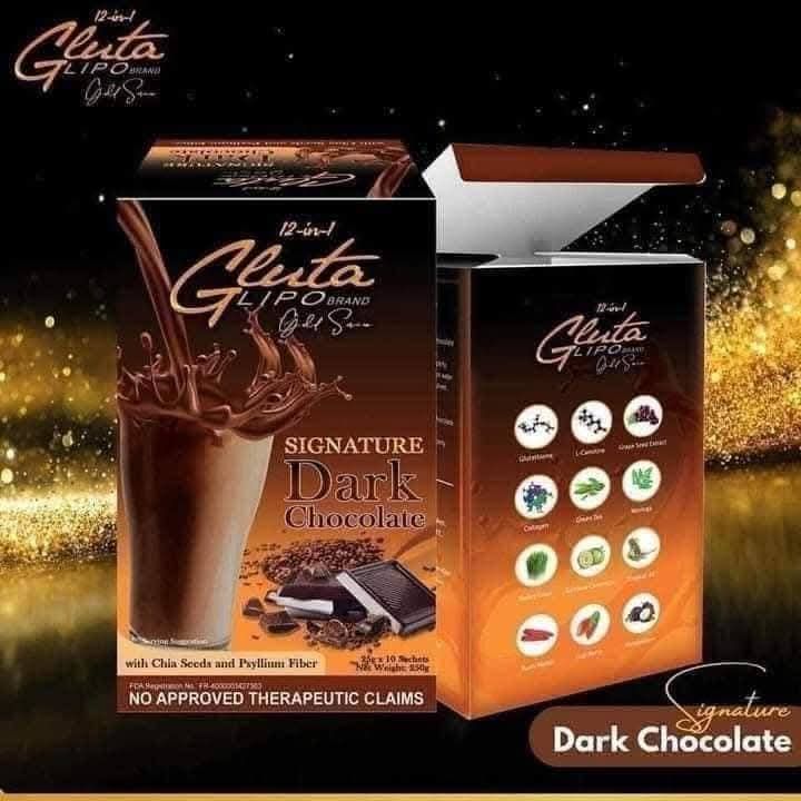 GLUTA LIPO GOLD SERIES FIBER COFFEE 10 SACHETS/BOX EXP NOV 12.2026
