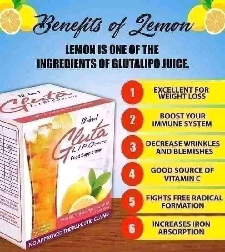 GLUTA LIPO JUICE 10 SACHETS/BOX  EXP SEPT 26.2026