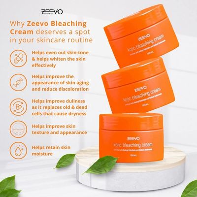ZEEVO KOJIC BLEACHING CREAM  100ML