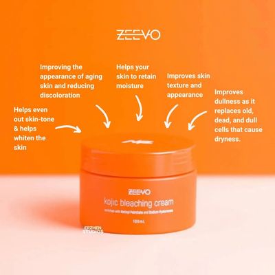 ZEEVO KOJIC BLEACHING CREAM 100ML