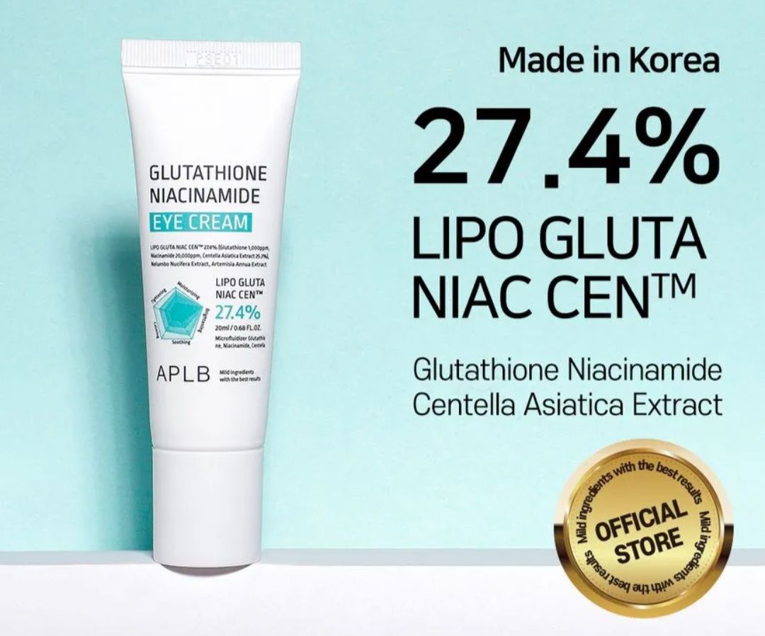 APLB GLUTATHIONE EYE CREAM 20ML EXP NOV 18,2027