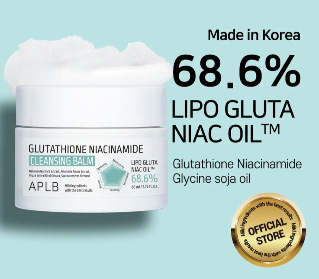 APLB GLUTATHIONE NIACINAMIDE CLEANSING BALM 80ML EXP NOV 21.2027