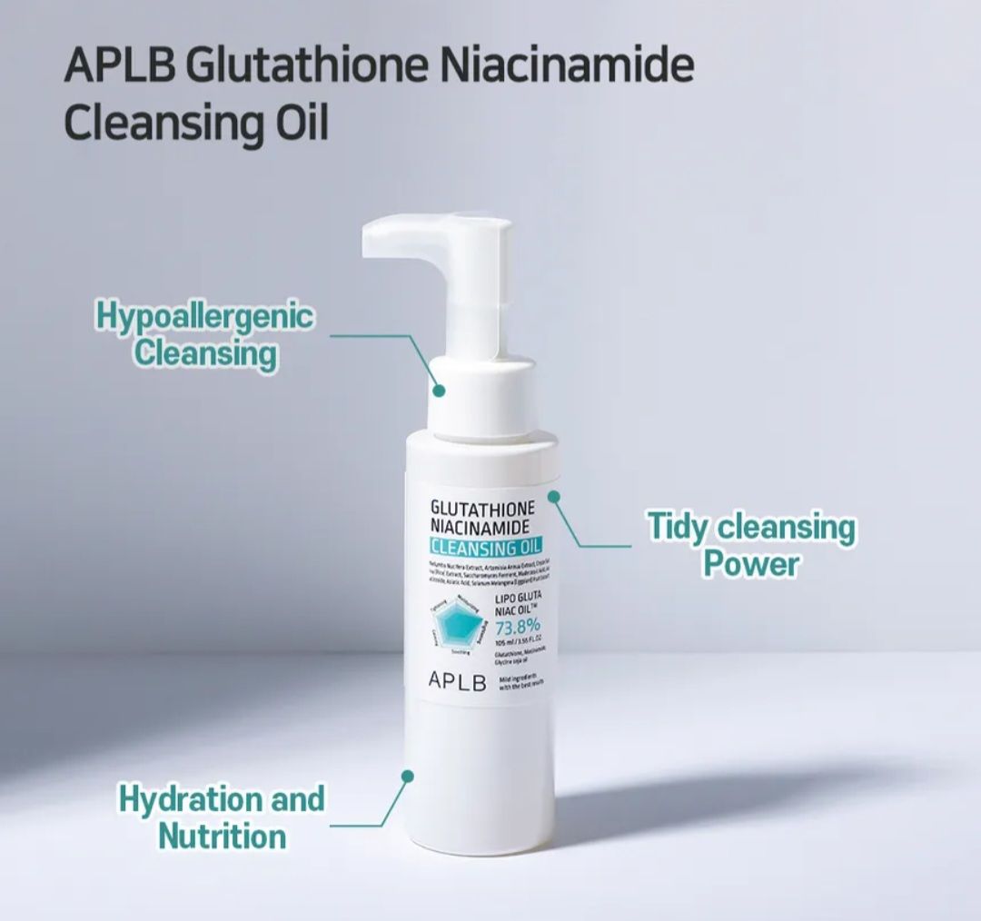 APLB GLUTATHIONE NIACINAMIDE CLEANSING OIL  105 ML EXP NOV 21.2027