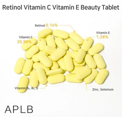 APLB RETINOL VITAMIN C VITAMIN E BEAUTY TABLETS 30PCS EXP NOV 21.2027