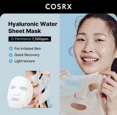 COSRX HYDRIUM TRIPLE HYALURONIC WATER WAVE SHEET MASK 34G