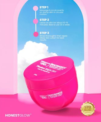 HONEST GLOW BLEACHING CREAM 250G EXP MAY 30.2027