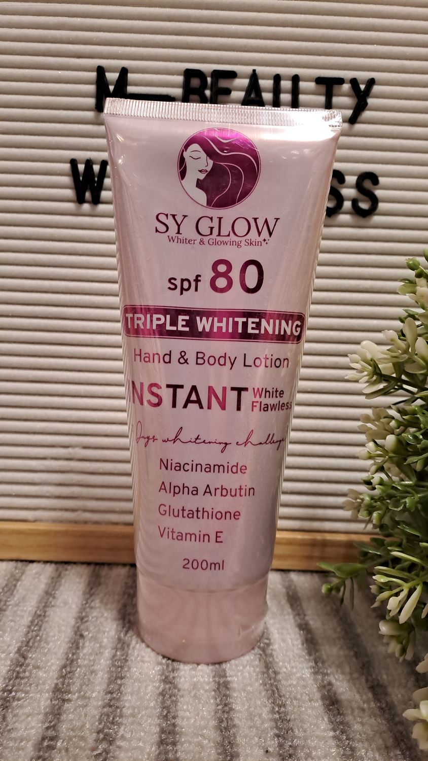 SY GOLD TRIPLE WHITENING LOTION SPF 80 250ML