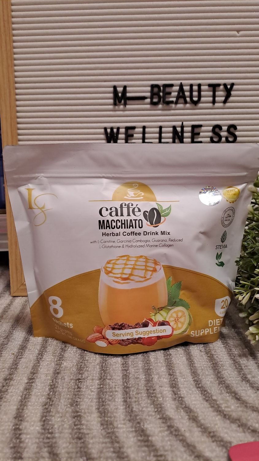 LUXESLIM MACCHIATO 8 SACHETS/POUCH EXP JUNE 15.2027