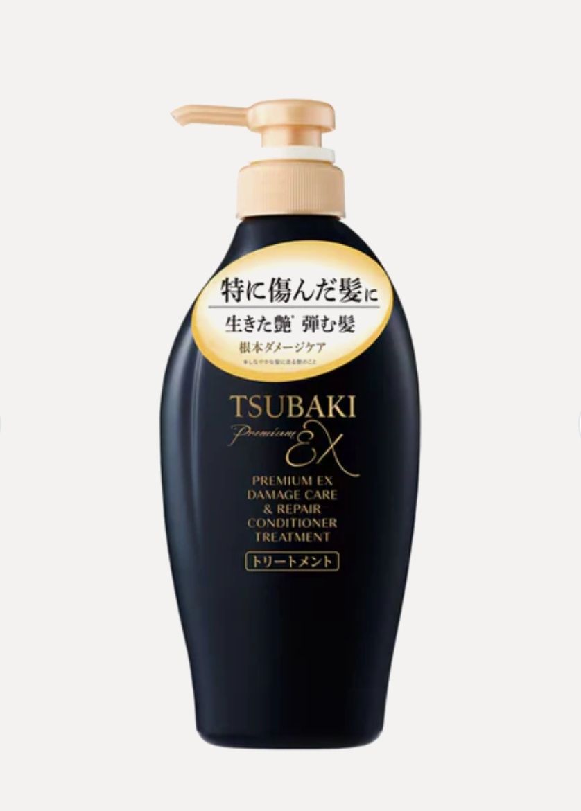 TSUBAKI PREMIUM EX CAMELLIA OIL HAIR CONDITIONER FOR DAMAGED HAIR 450ML EXP AUG 21.2028