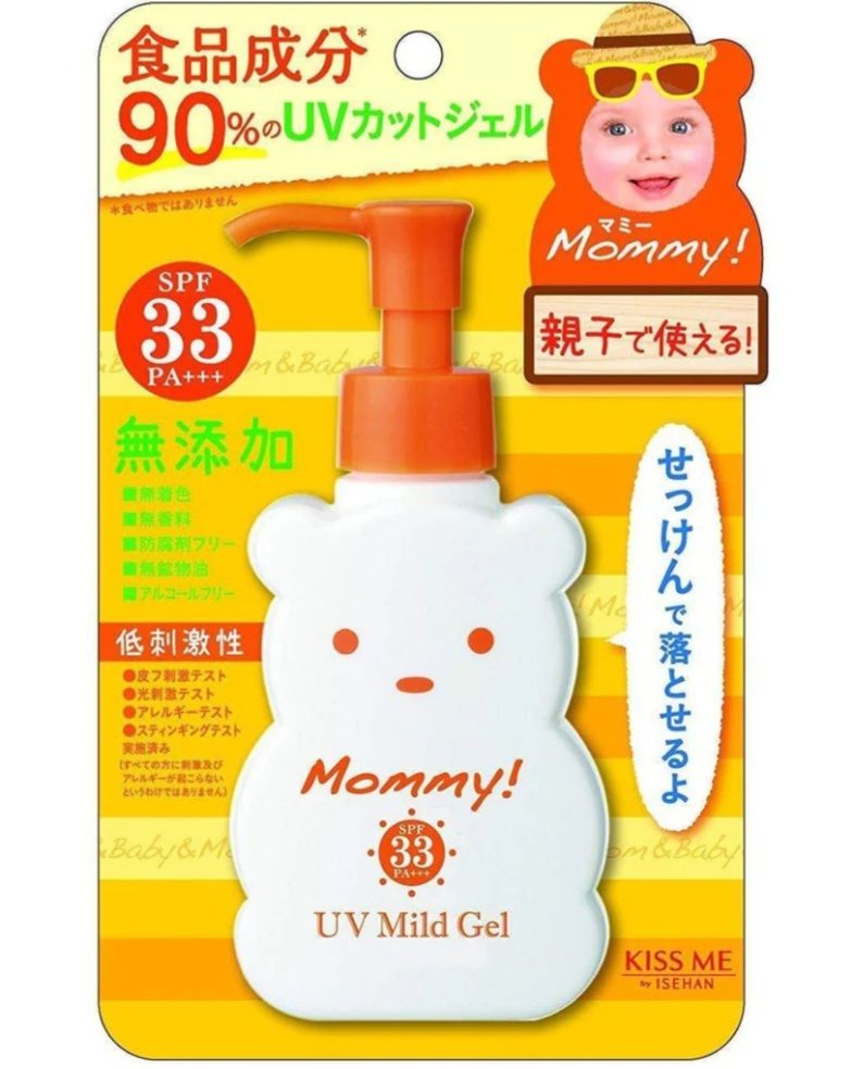 ISEHAN KISS ME &amp; MOMMY UV MILD GEL  SPF33 PA+++ 100G EXP JUNE 21.2028