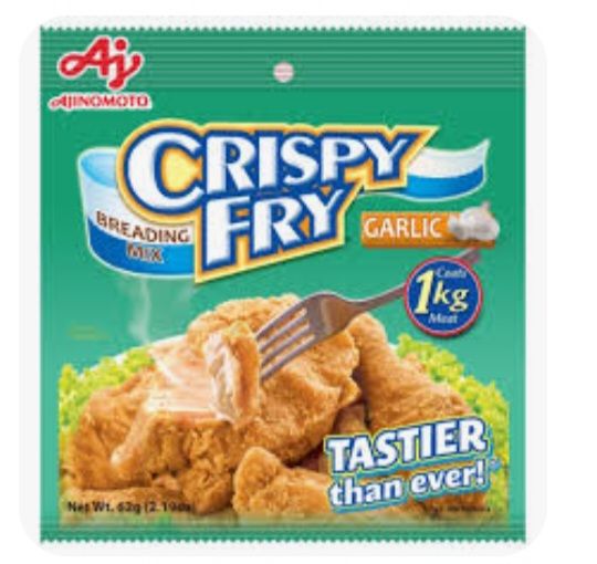 AJINOMOTO CRISPY FRY GARLIC BREADING MIX 62G EXP JANUARY 23,2027