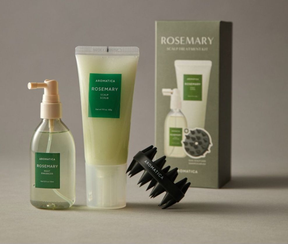 AROMATICA ROSEMARY DUO WITH HAIR BRUSH SET