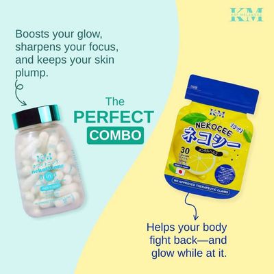 Nekothione gluta& NekoCee with free nekothione pouch Nekothione gluta& NekoCee with free nekothione pouch