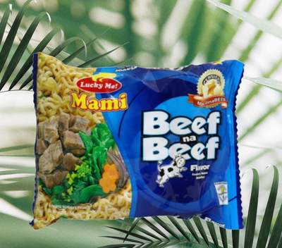 LUCKY ME INSTANT NOODLES BEEF 55G (BBD APRIL 03.2026)