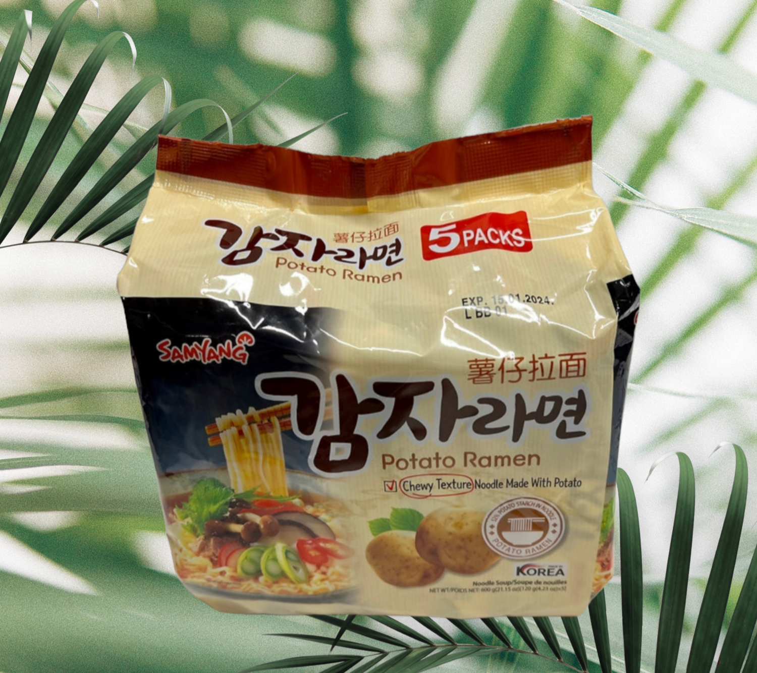 SAMYANG POTATO RAMEN 5PACK (120g) (BBD MAY 15,2026) SAMYANG POTATO RAMEN 5PACK (120g) (BBD MAY 15,2026)