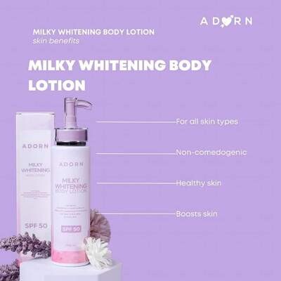 ADORN MILKY WHITENING LOTION 200ML (BBD AUG 15,2028)