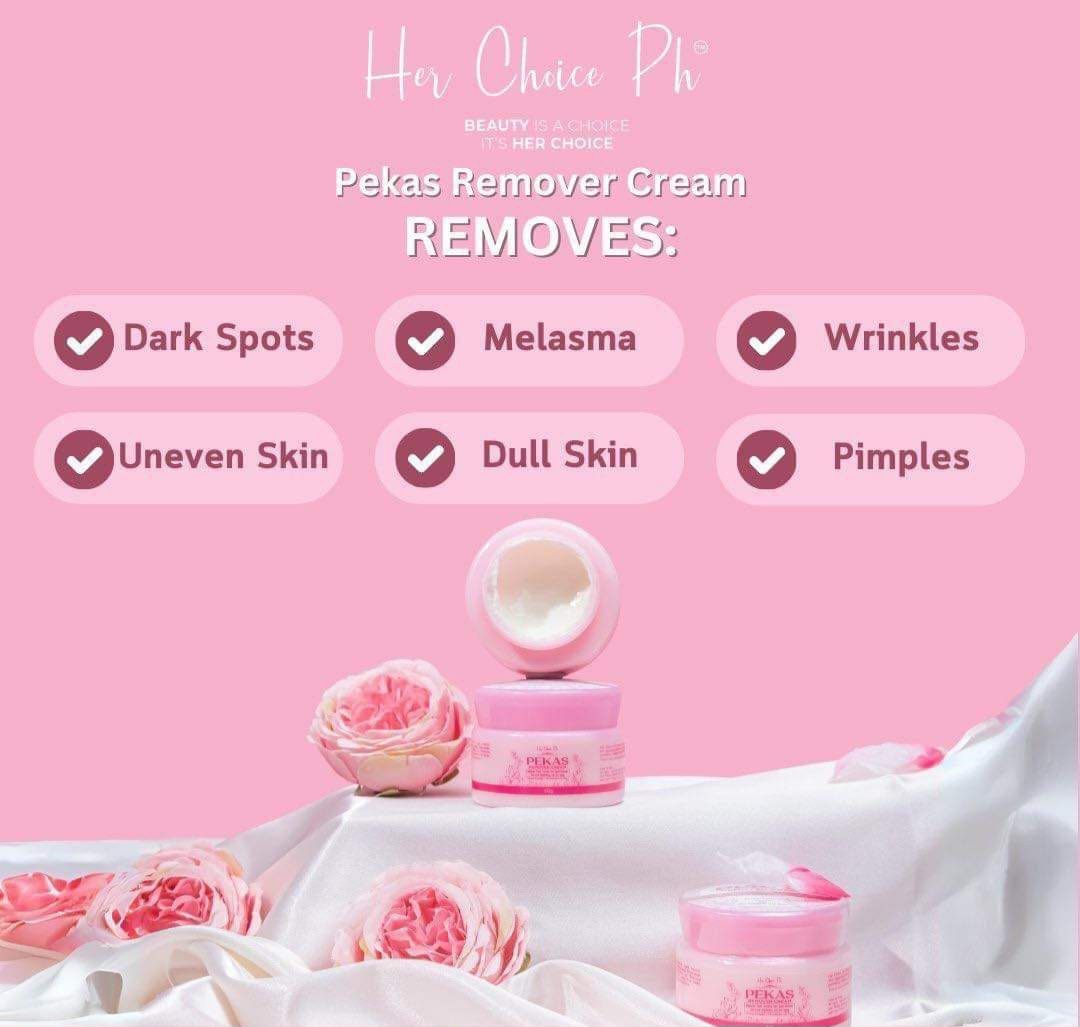 HER CHOICE PEKAS REMOVER CREAM 50G EXP.JULY 2028 HER CHOICE PEKAS REMOVER CREAM 50G EXP.JULY 2028