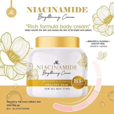 AR NIACINAMIDE +GLUTA BRIGHTENING CREAM 300ML EXP SEP 21,2027