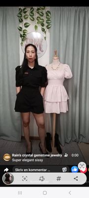 Vvip black short+top