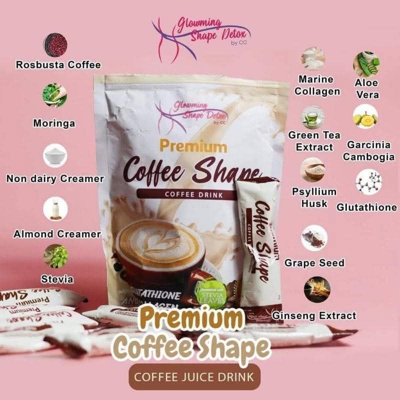 Coffee Shape Detox 10sachets/pouch Exp july 26.2027