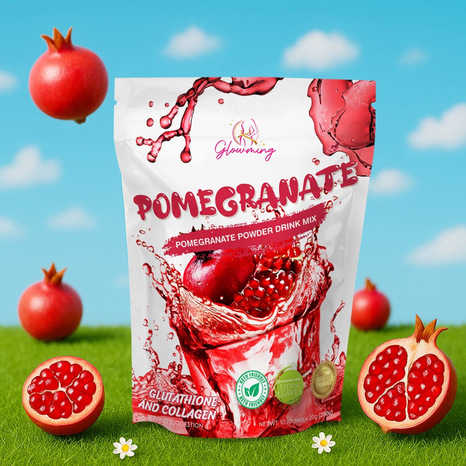 PREMIUM POMEGRANATE JUICE 10SACHETS/POUCH EXP NOV 23.2027