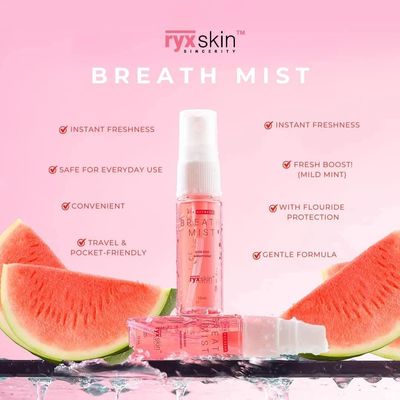 RYXSKIN BREATH MIST 15ML EXP NOV 29,2027