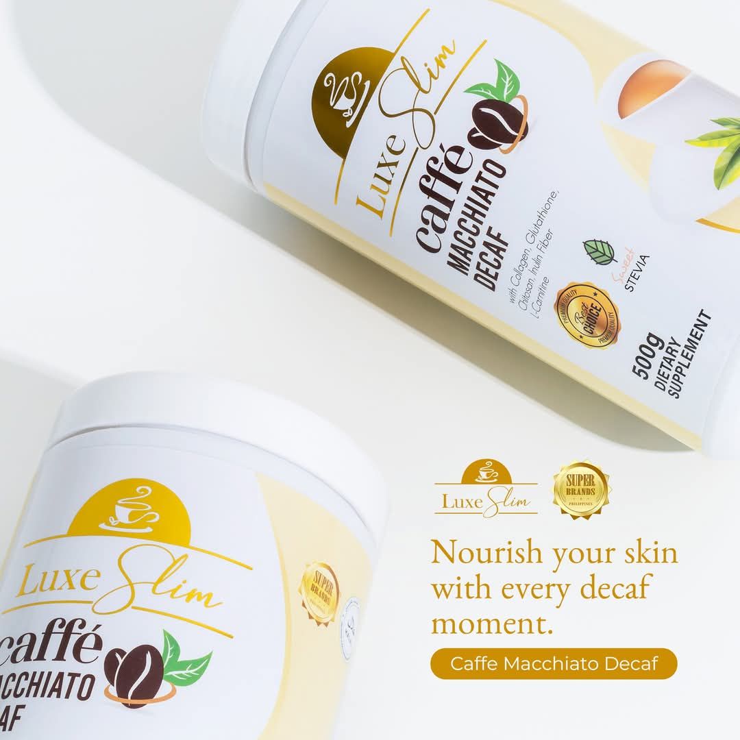 LUXE SLIM MACCHIATO DECAF 500G EXP DEC 05,2027
