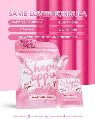 Sheppu Appu Juice 10 sachets/pouch Exp jan 23.2028
