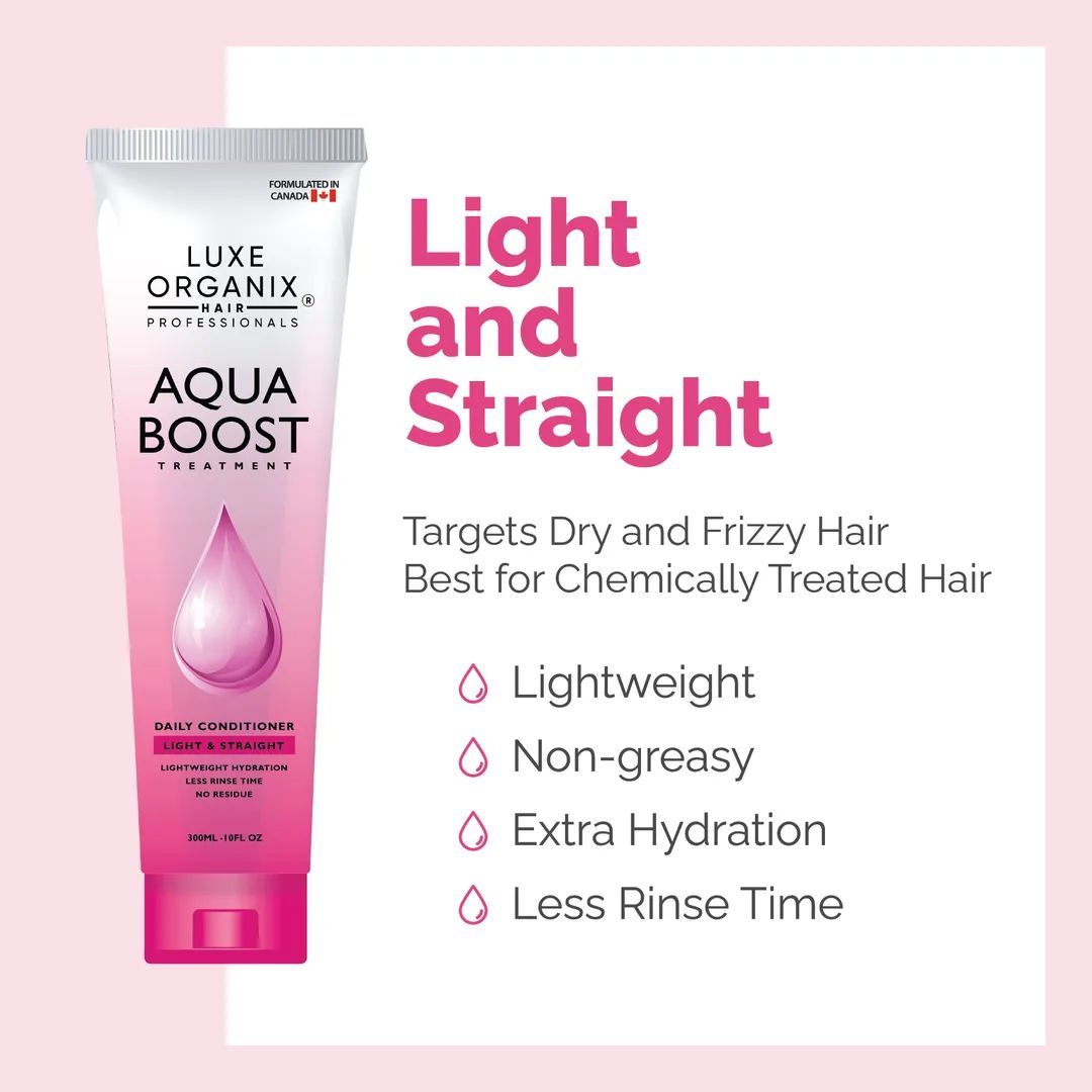 LUXE ORIGANIX AQUA BOOST HAIR TREATMENT CONDITIONER 180ML EXP AUG 23,2027 LUXE ORIGANIX AQUA BOOST HAIR TREATMENT CONDITIONER 180ML EXP AUG 23,2027