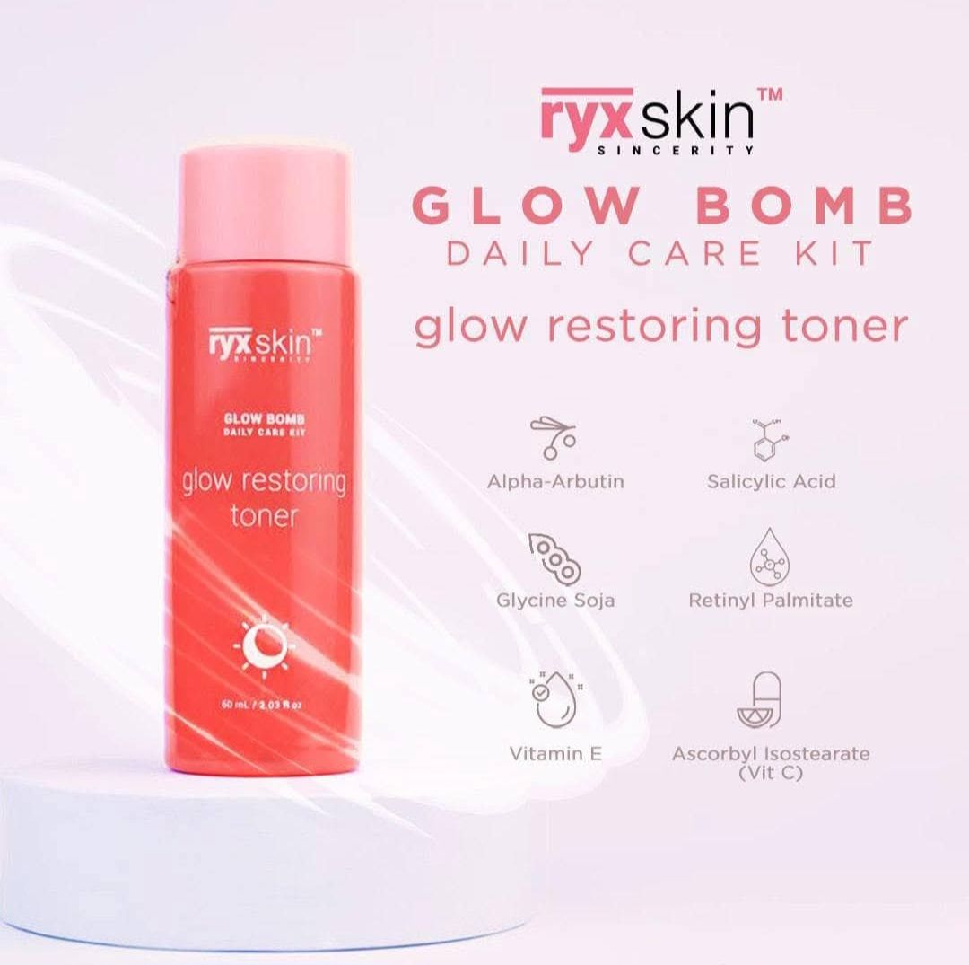 RYXSKIN GLOWBOMB TONER 120ML EXP MARCH 30.2026