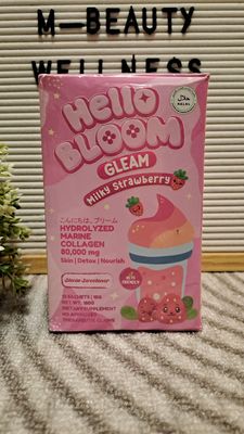 HELLO BLOOM MILKY STRAWBERRY 10 SACHETS/BOX JULY 23,2027