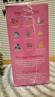HELLO BLOOM MILKY STRAWBERRY 10 SACHETS/BOX JULY 23,2027
