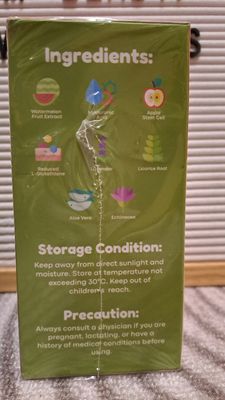 HELLO BLOOM GLOW WATER MELON JUICE 10 SACHETS/BOX EXP JULY 24,2026