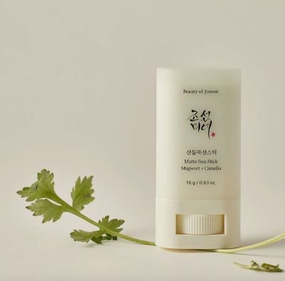BEAUTY OF JOSEON MATTE SUN STICK: MUGWORTH+CAMELIA 19G EXP NOV 15,2027