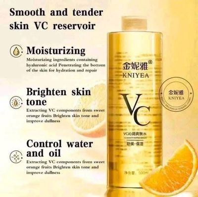 KNIYEA VITAMIN C TONER 500ML EXP AUG 12.2027 KNIYEA VITAMIN C TONER 500ML EXP AUG 12.2027