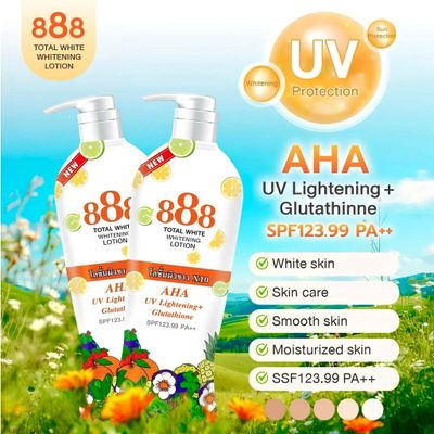 888 TOTAL WHITE WHITENING LOTION SPF 50 PA++++ 500ML
