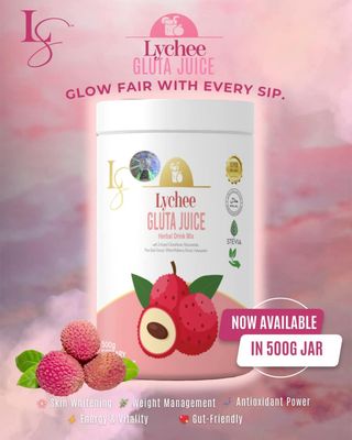 LUXE SLIM LYCHEE GLUTA HERBAL JUICE 500G EXP JUNE 13.2027