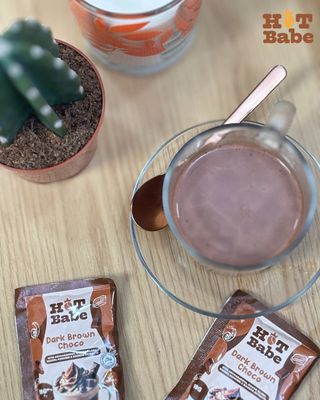 HOT BABE DARK BROWN CHOCO 25G/ 10 SACHETS EXP 21.AUG,2027 HOT BABE DARK BROWN CHOCO 25G/ 10 SACHETS EXP 21.AUG,2027