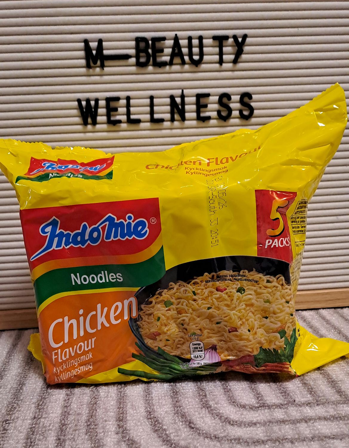 Indomi instant chicken noodles 5pack Indomi instant chicken noodles 5pack