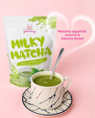 CC GLOWMING MILKY MATCHA 10 SACHETS EXP SEP 23. 2027