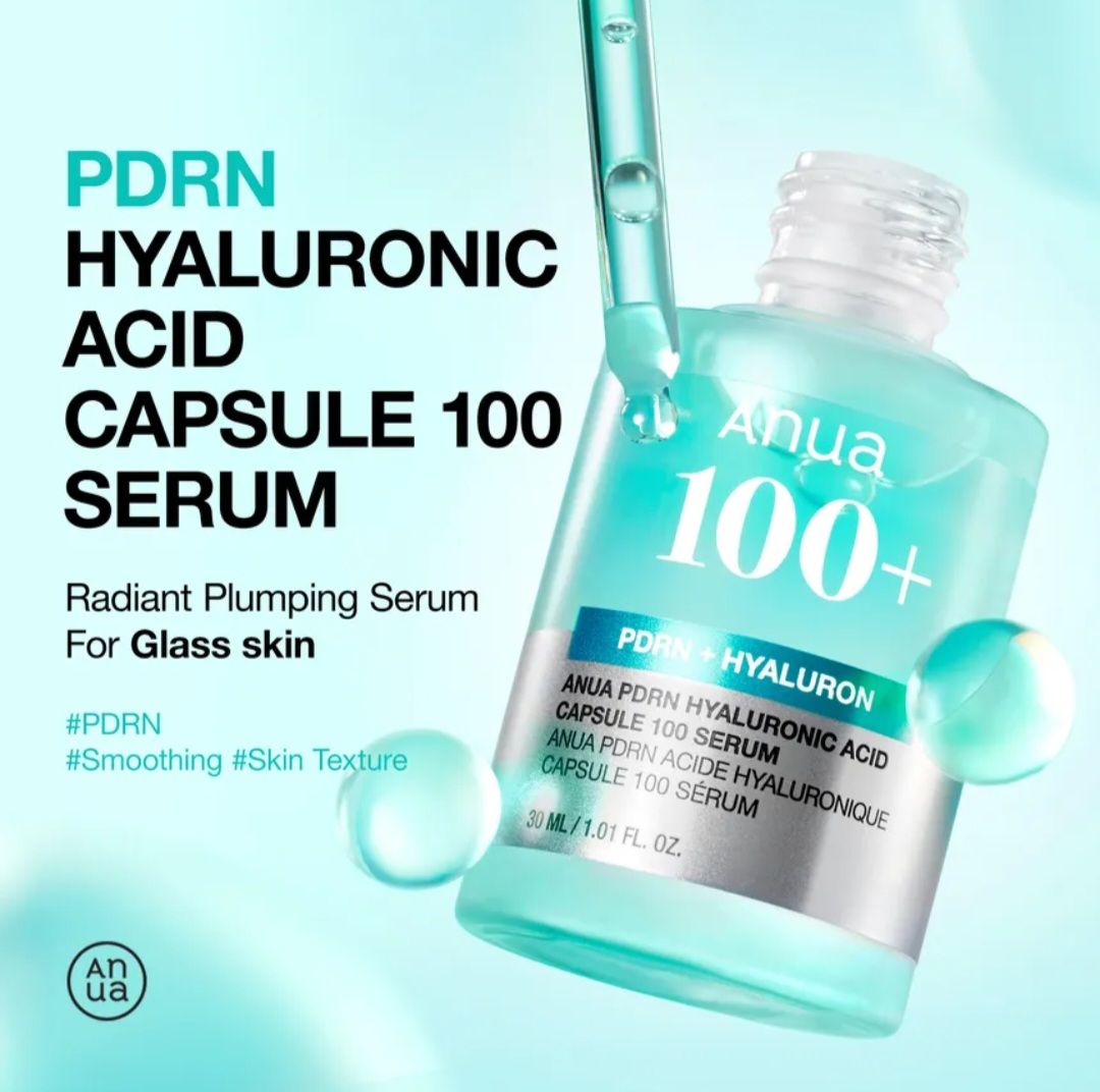ANUA PDRN HYALURONIC ACID CAPSULE 100 SERUM 30ML EXP OCT 21.2028