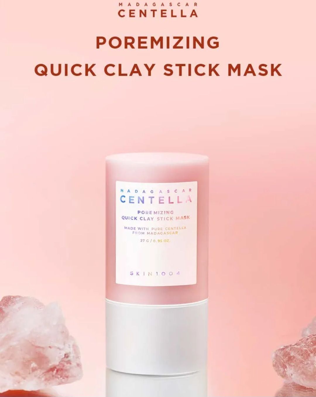 SKIN1004 MADAGASCAR CENTELLA POREMIZING QUICK CLAY STICK MASK 27G EXP OCT 21.2028