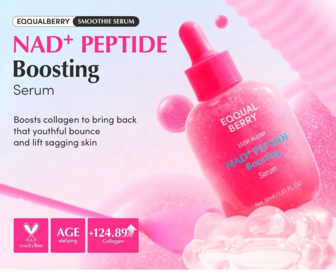 EQUALBERRY NAD+ PEPTIDE BOOSTING SERUM 30ML EXP OCT 28.2028
